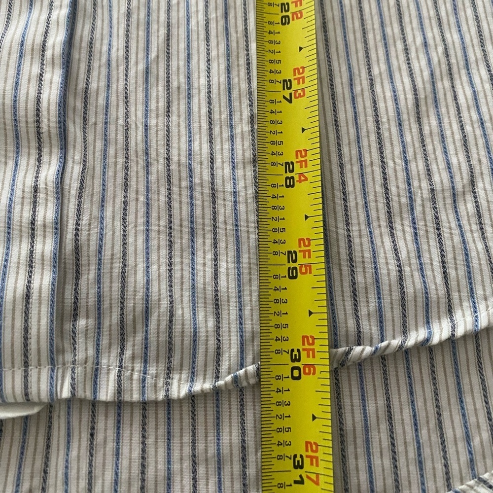 Burberrys Of London Shirt Mens Button Up Shirt 16 - 35 Made in USA Striped - Picture 6 of 13